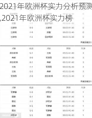 2021欧洲杯30号预测 欧洲杯预测29号